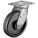 SWIVEL CASTER, 900 LB CAPACITY, 6 IN WHEEL, PHENOLIC/STEEL/ZINC