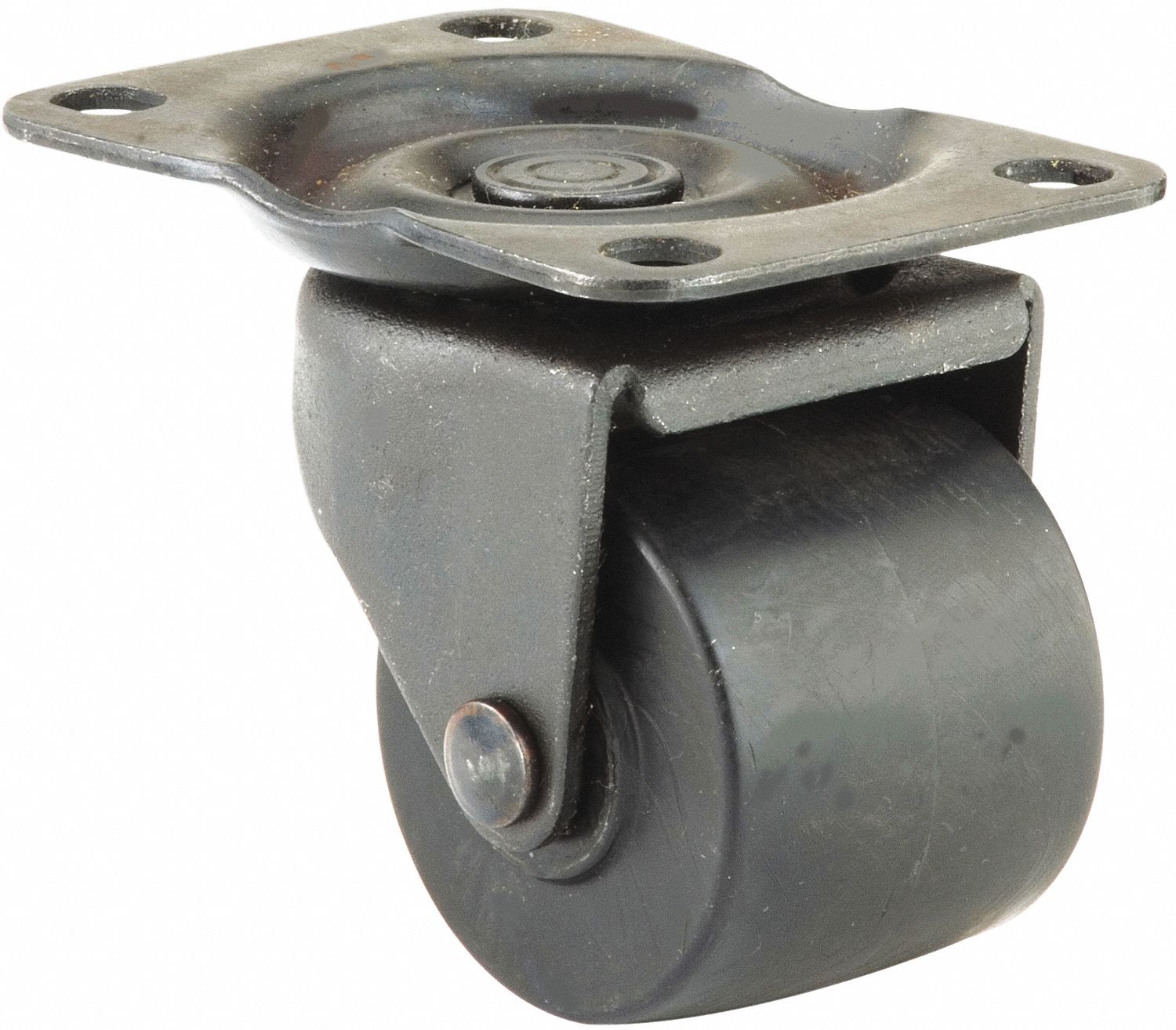 SWIVEL WHEEL, 300 LB MAX, 1 11/16 X 2 IN, POLYOLEFIN