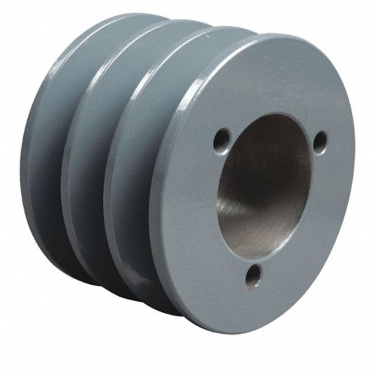 Bushed Bore, Cast Iron, Standard V-Belt Pulley - 6UDP1|3V303 - Grainger