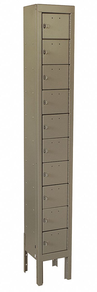 9 in x 9 in x 66 5/8 in, 10 Tiers, Cell Phone Locker - 10Y619|10Y619 ...