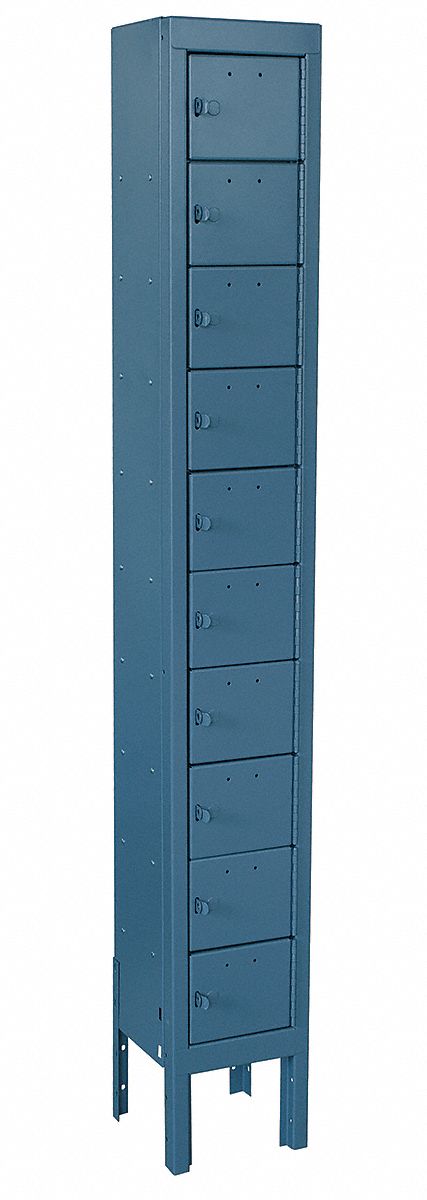 10Y620 - Cell Phone Locker 1 Wide 10 High Blue