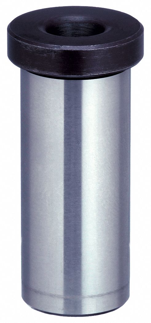 Headed Press-Fit Drill Bushing (H): Std Wall, #1 Inside Dia., 1/2 in Outside Dia.
