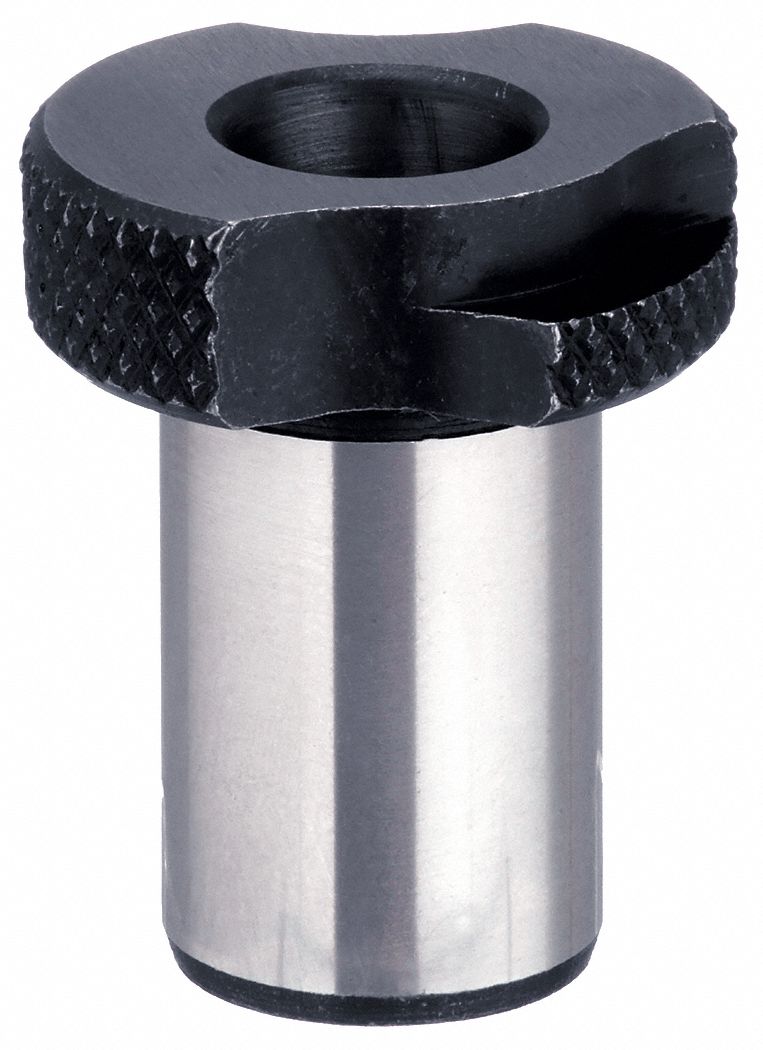 SLIP-FIXED/RENEWABLE DRILL BUSHING (SF), STANDARD WALL, ½ IN INSIDE D, ¾ IN OUTSIDE D