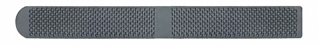 FLAT RASP, RECTANGULAR, 11/6.5 TEETH PER INCH, SINGLE EDGE CUT, 14 IN FILE L, 1½ IN FILE W