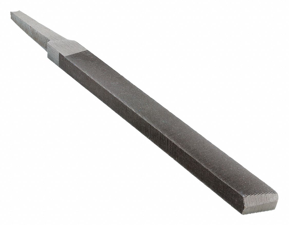 PILLAR FILE,SECOND CUT,RECT,6 IN L