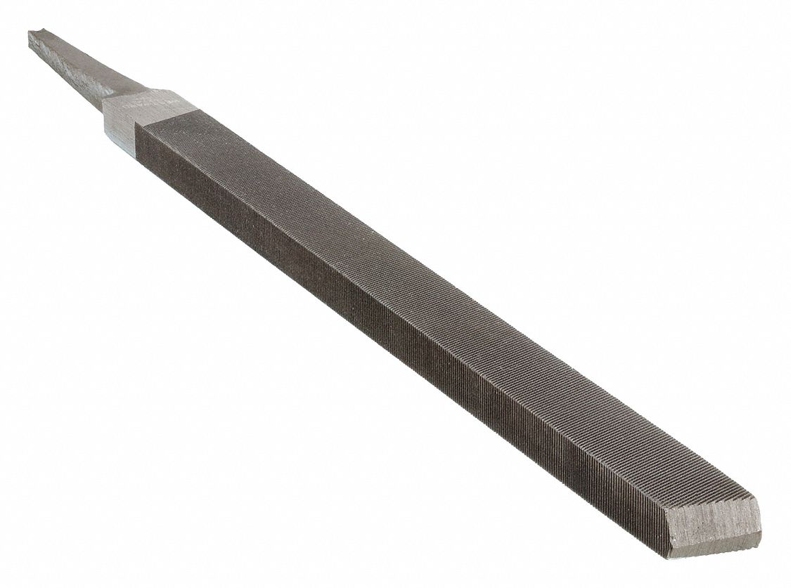 PILLAR FILE,SECOND CUT,RECT,8 IN L