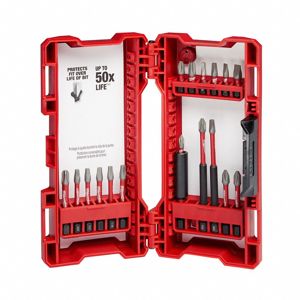 Screwdriver Bit Set 18 Pieces 1/4 Shank