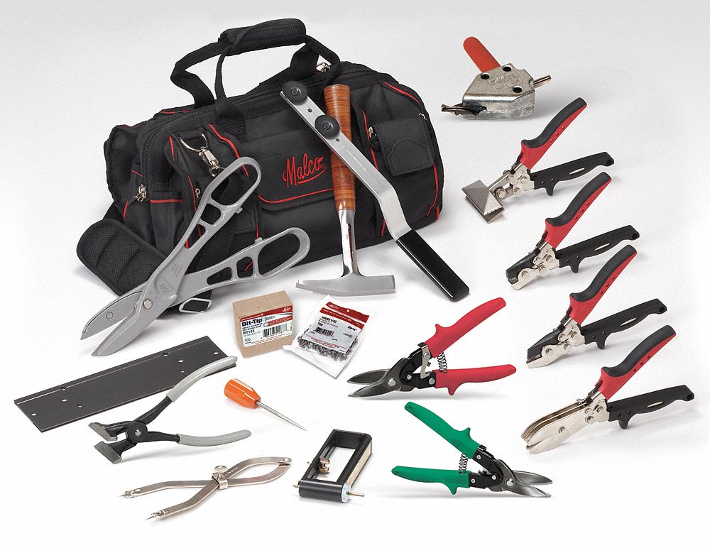 STARTER HVAC TOOL KIT, 16 TOTAL PIECES, TOOL BAG