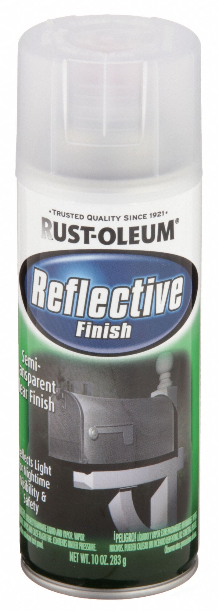 RUST-OLEUM Rust Preventative Reflective Coating Spray: Clears, Solvent,  Modified Alkyd, Semi-Gloss