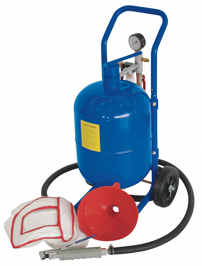 SANDBLASTER,PRESSURE-FEED,45LB,60-1