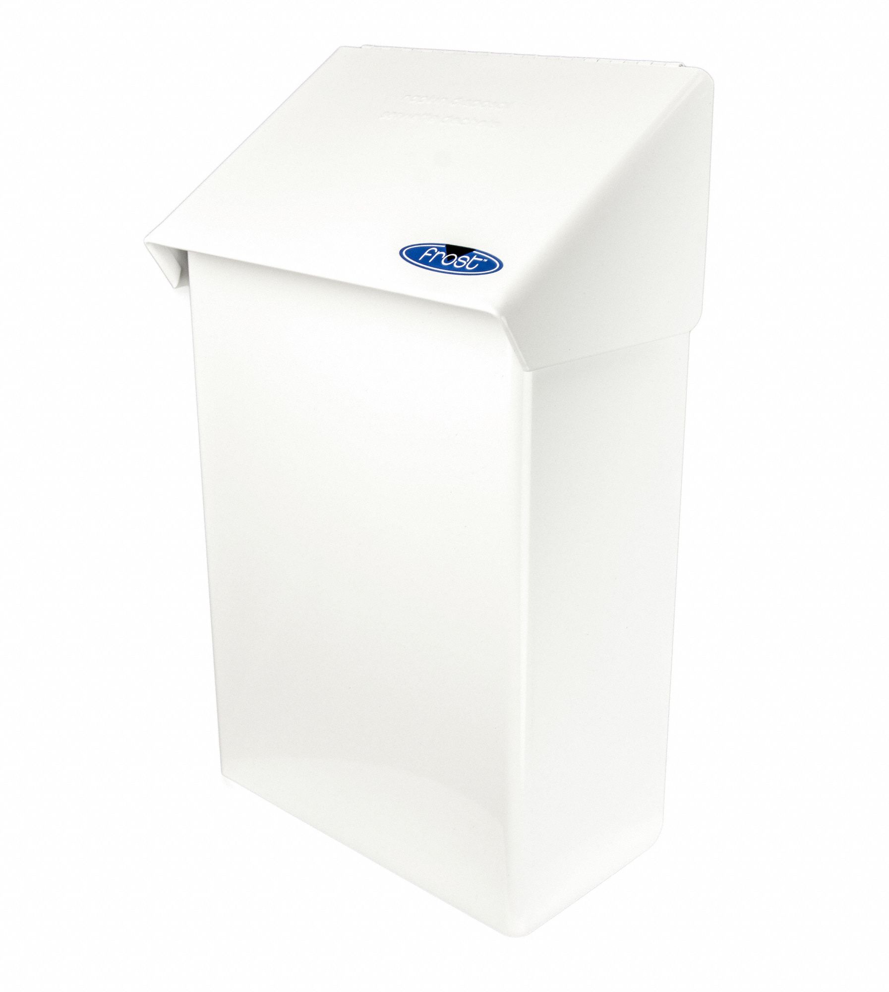 NAPKIN/TAMPON DISPOSAL UNIT, WALL-MOUNT, WHITE, 8 X 11 1/2 X 4 1/4 IN, METAL