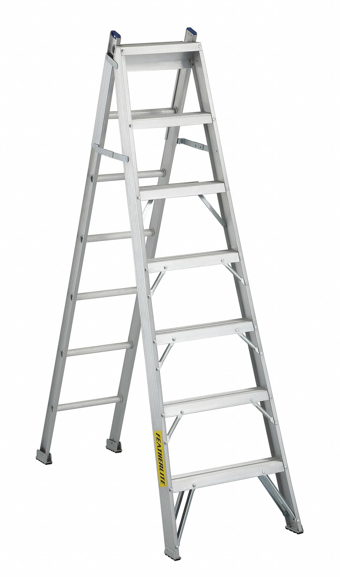 MULTI-PURPOSE LADDER, EASY CONVERSION, TYPE 1, 250 LB LOAD CAPACITY, 7-14 FT, ALUMINUM, CSA