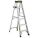 STEPLADDER, 3400 SERIES, HEAVY DUTY, MAX 300 LBS, 5 FT 8 IN, 21 IN, 3 IN, ALUMINUM, CSA