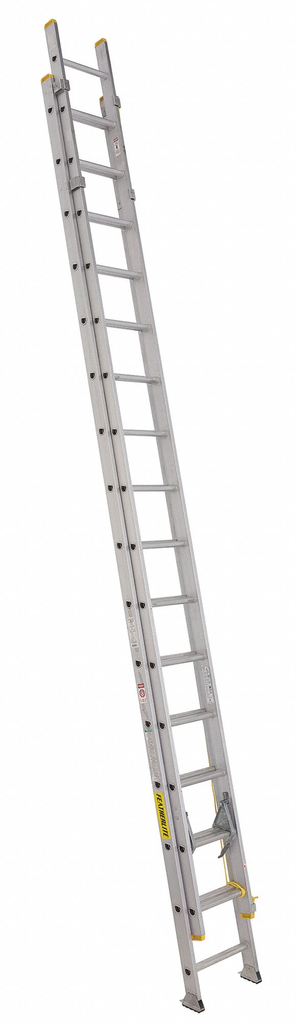 4200D SERIES EXTENSION LADDER, YELLOW, 32 FT H, TYPE IA ANSI, EXTRA HEAVY-DUTY, ALUMINUM