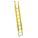 6200 SERIES EXTENSION LADDER, YELLOW, 16 FT H, TYPE IAA ANSI, FIBREGLASS