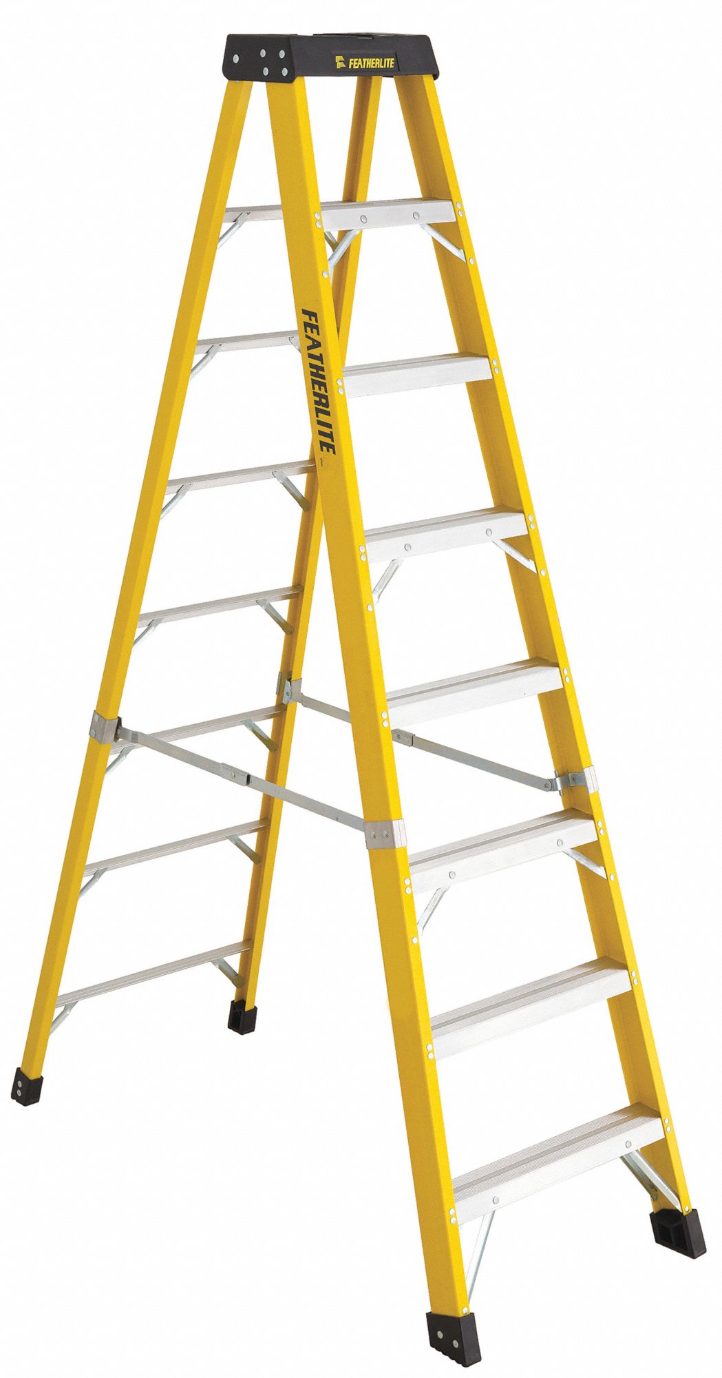 6400 SERIES STEPLADDER, 8 FT H, TYPE IA ANSI, FIBREGLASS