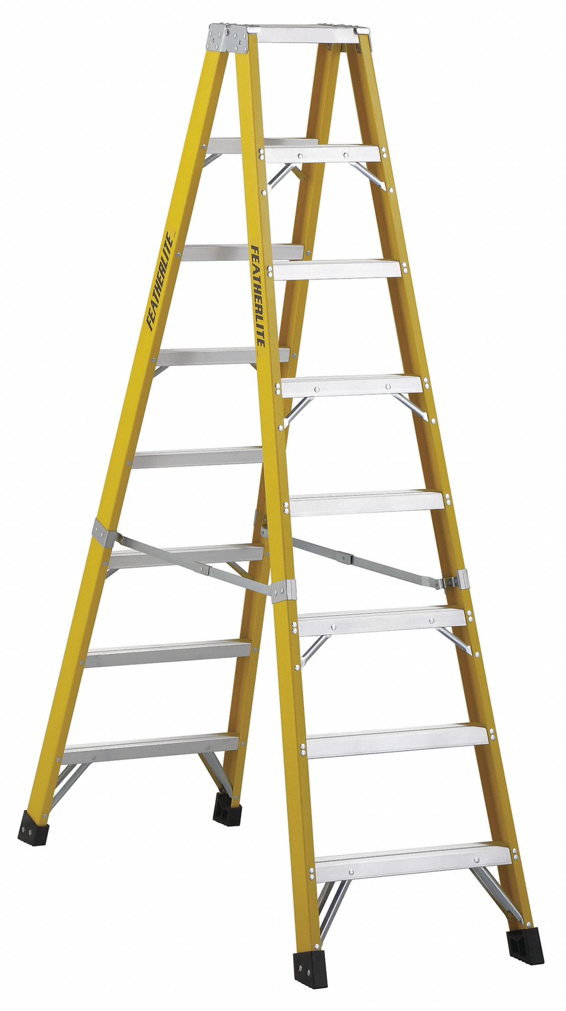 6600 SERIES STEPLADDER, 8 FT H, TYPE IA ANSI, FIBREGLASS