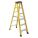 STEP LADDER, 6900 SERIES, HEAVY DUTY, MAX 300 LBS, 6 FT, 21 IN, 3 IN, FIBREGLASS, CSA