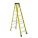 STEP LADDER, 6900 SERIES, HEAVY DUTY, MAX 300 LB, 8 FT, 24 IN, 3 IN, FIBREGLASS, CSA