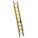 LADDER, SERIES 6900, TYPE 1A, CSA GR 1, HEAVY-DUTY, SLIP-RESIST, THRU, YLW, 16 FT X 17 1/8 IN, FGL