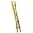 LADDER, SERIES 6900, TYPE 1A, CSA GR 1, HEAVY-DUTY, SLIP-RESIST, THRU, YLW, 20 FT X 17 1/8 IN, FGL