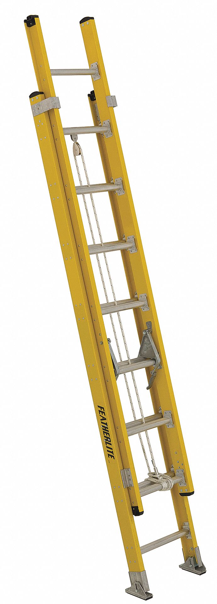 9200D SERIES EXTENSION LADDER, YELLOW, 16 FT H, TYPE IAA ANSI, FIBREGLASS