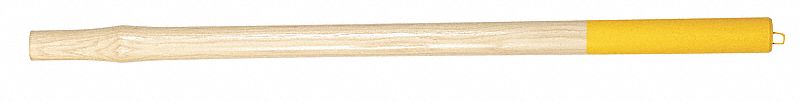 SLEDGE HAMMER HANDLE WITH GRIP, 1 X 1 3/8 IN EYE, 32 IN, HICKORY