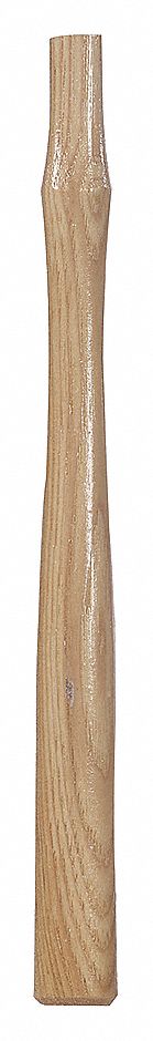 MACHINIST BALL PEIN HAMMER HANDLE, 15/32 X 23/32 IN EYE, 12 IN, VARNISHED HICKORY