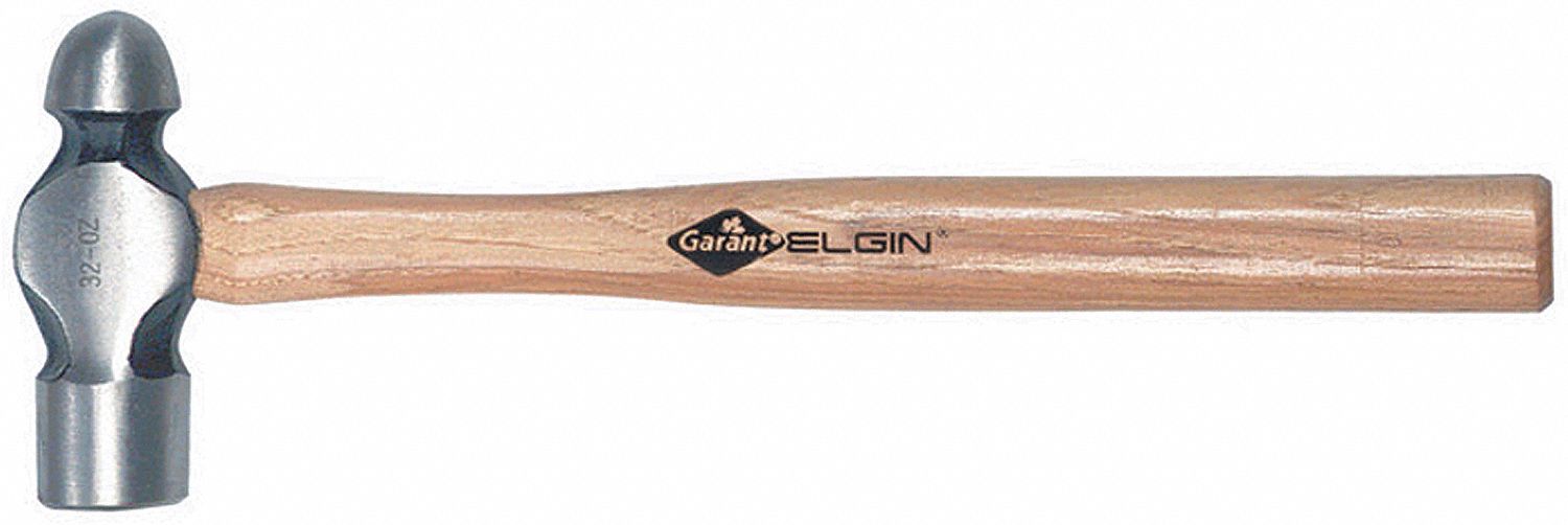 MARTEAU PANNE RONDE, 32 OZ, MANCHE 16PO, HICKORY/ACIER FORGÉ