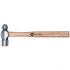 BALL PEIN HAMMER, 32 0Z, 16 IN HANDLE, HICKORY/FORGED STEEL