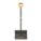 SNOW SHOVEL, D-GRIP, 18 X 13 1/2 IN BLADE, 42 IN HANDLE, ASH/POLYPROPYLENE