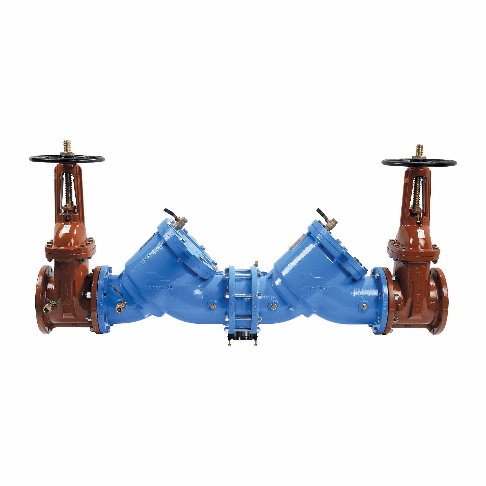 Reduced Pressure Zone Assembly: LF909 Large, with Flood Detection Sensor, Cast Iron, Flange