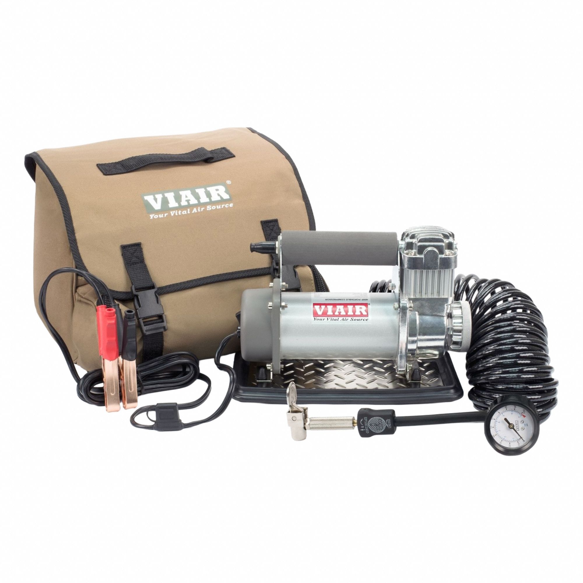 Portable Air Compressor: Quiet, Oil Free, Tankless, 0.24 hp, 1.41 cfm @ 90 psi