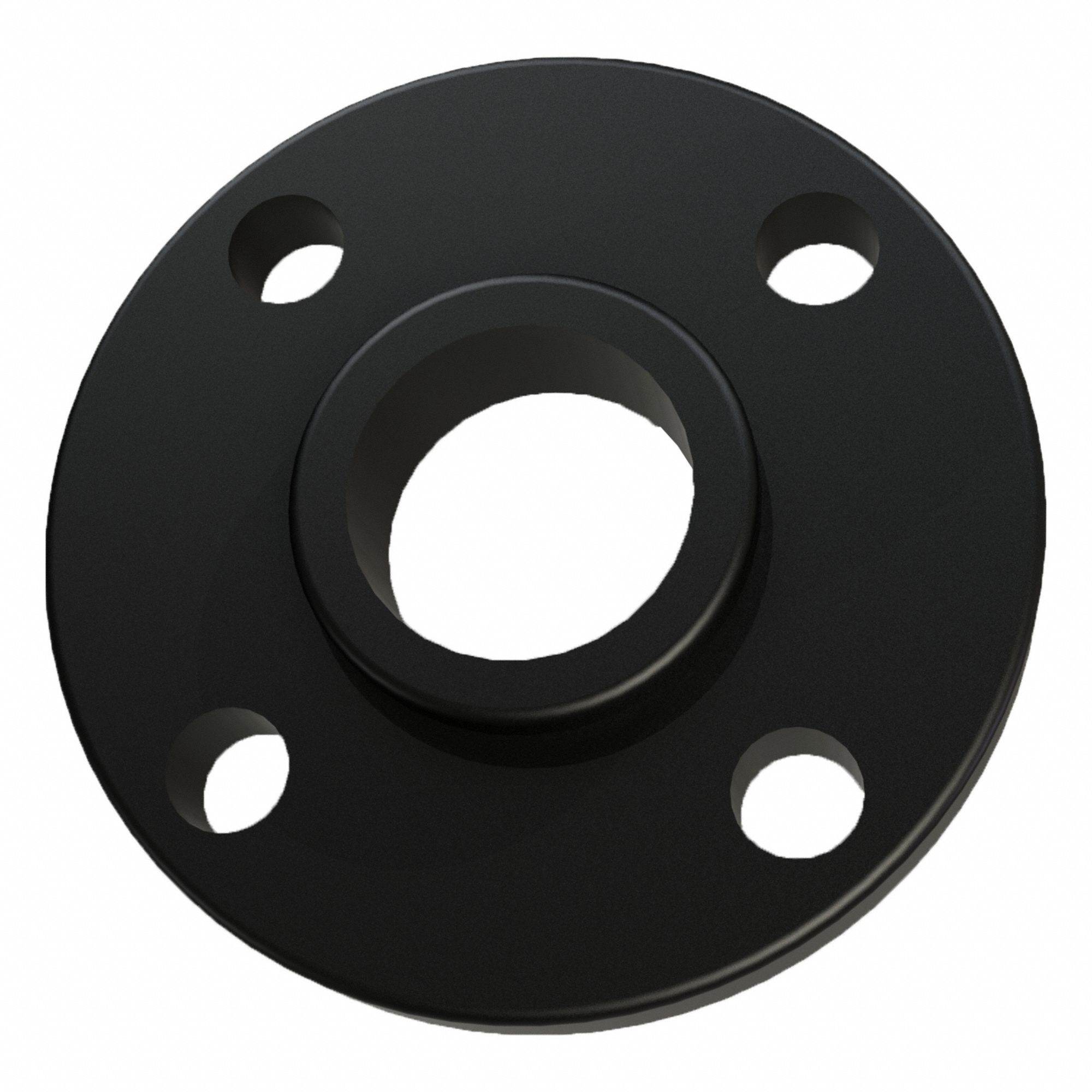 Slip on Flange: Carbon Steel, Reducing Slip On Flange, 1 1/2 in Pipe Size, 150