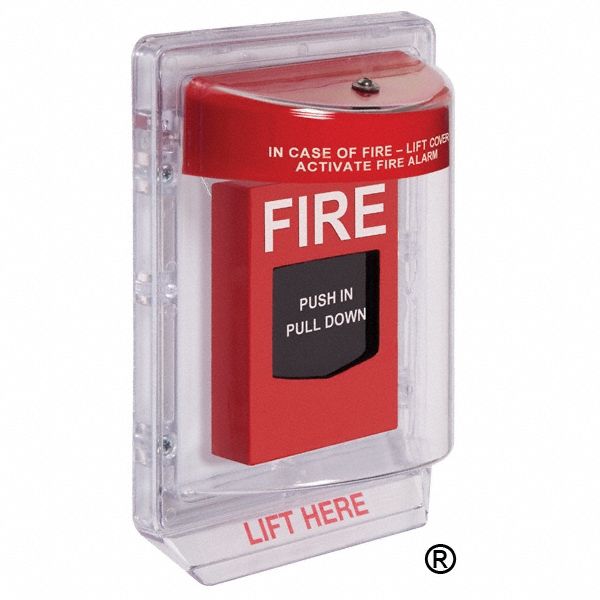 Pull Station Cover w/Horn Wall 3-3/16inD