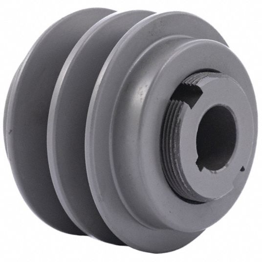 ESSICK AIR PRODUCTS, 2 Groove, 3.25 in Outside Dia, Variable Pitch V ...