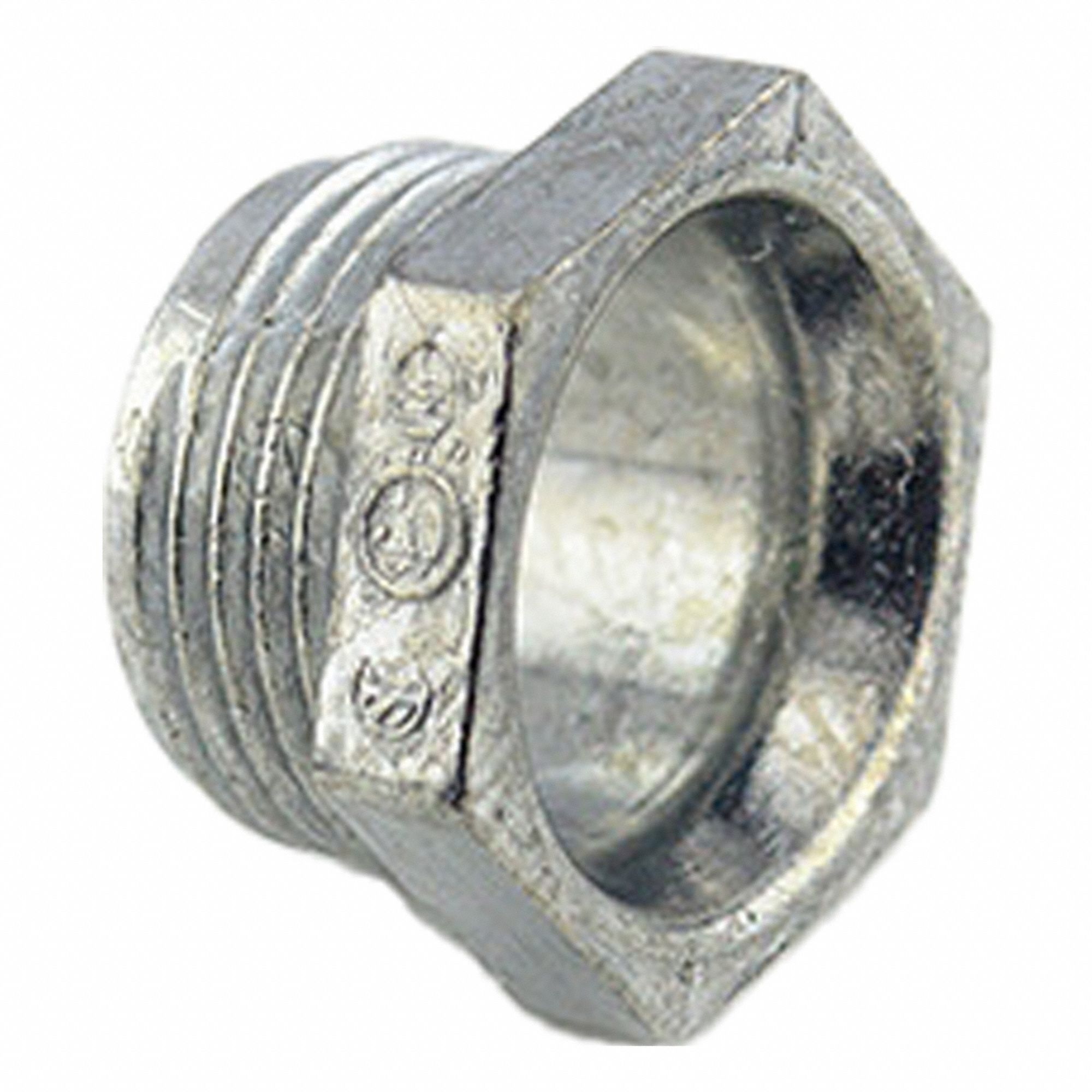 Conduit Nipple: 3/4 in Trade Size, Zinc, Conduit Nipple, Unfinished Zinc