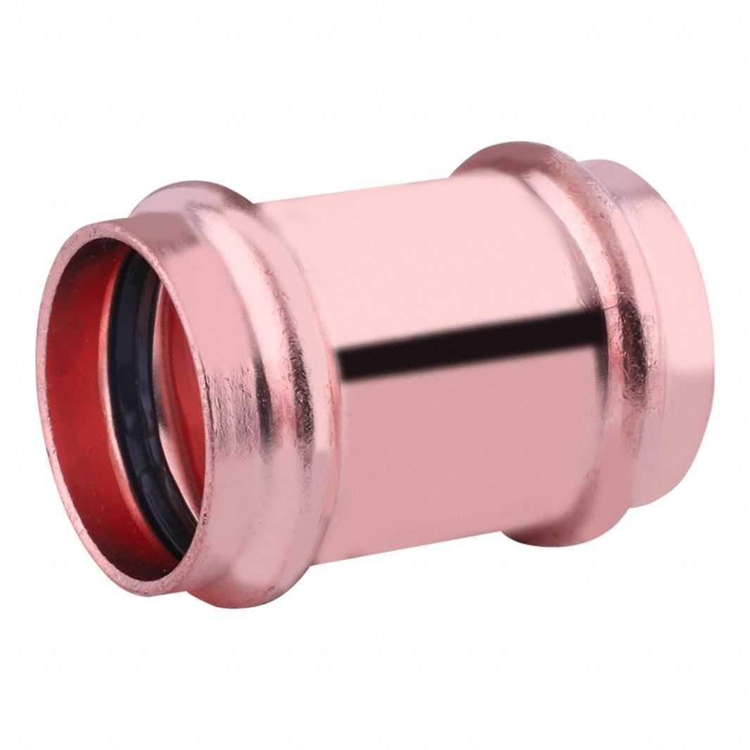 Copper, Press-Fit x Press-Fit, Coupling No Stop - 816YK9