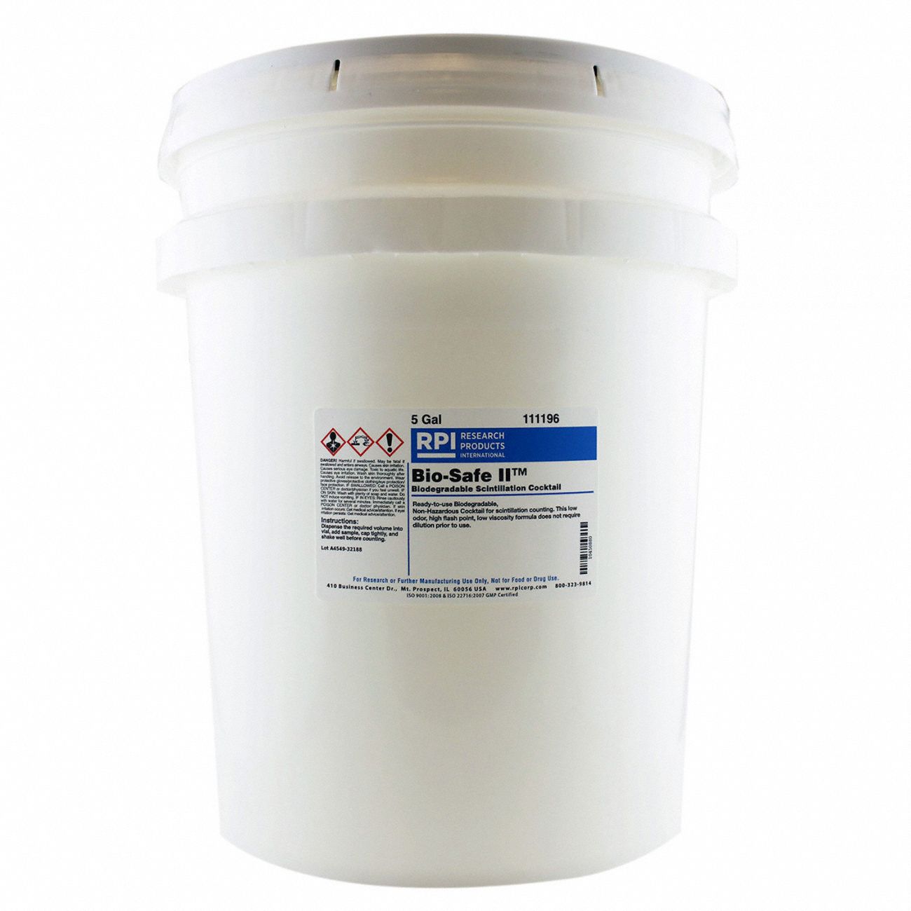Bio-Safe II Counting Cocktail, 5 gal.
