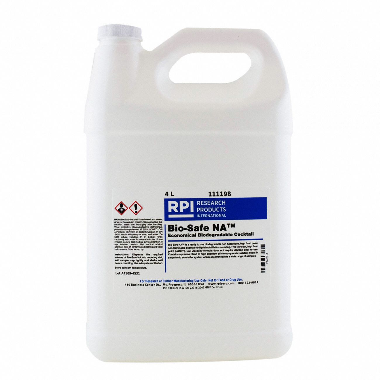 Bio-Safe NA Complete Counting Cocktail Research or Further Manufacturing Use Only