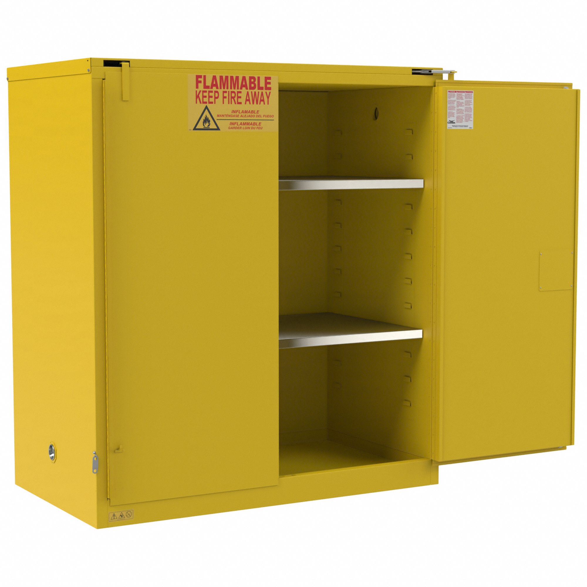 FLAMMABLE STORAGE,120 GAL,SELFCLOSE