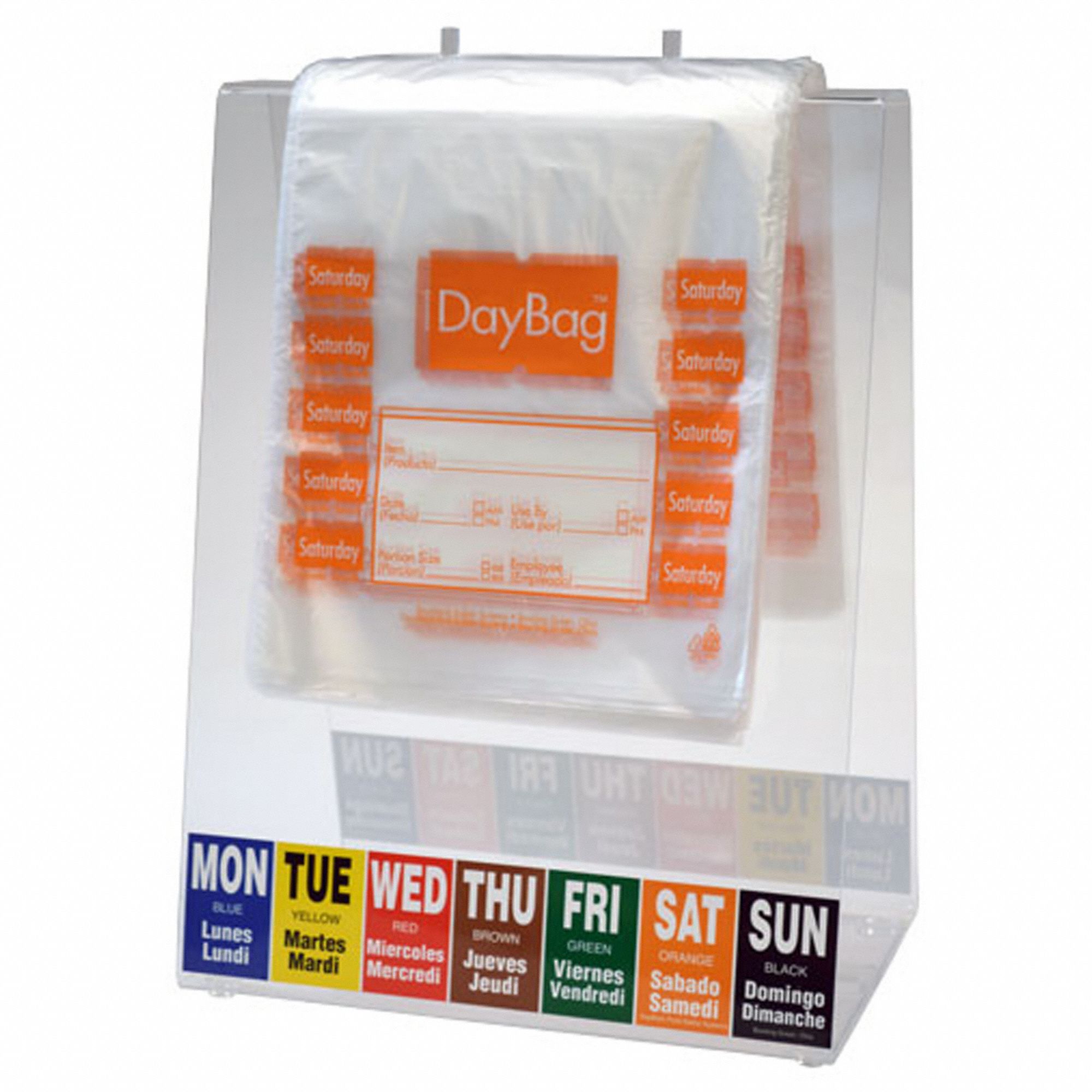 Portion Bag: Flip Top, 7 in Lg, 7 in Wd, Green, Open, FDA Compliant, 2, 000 PK