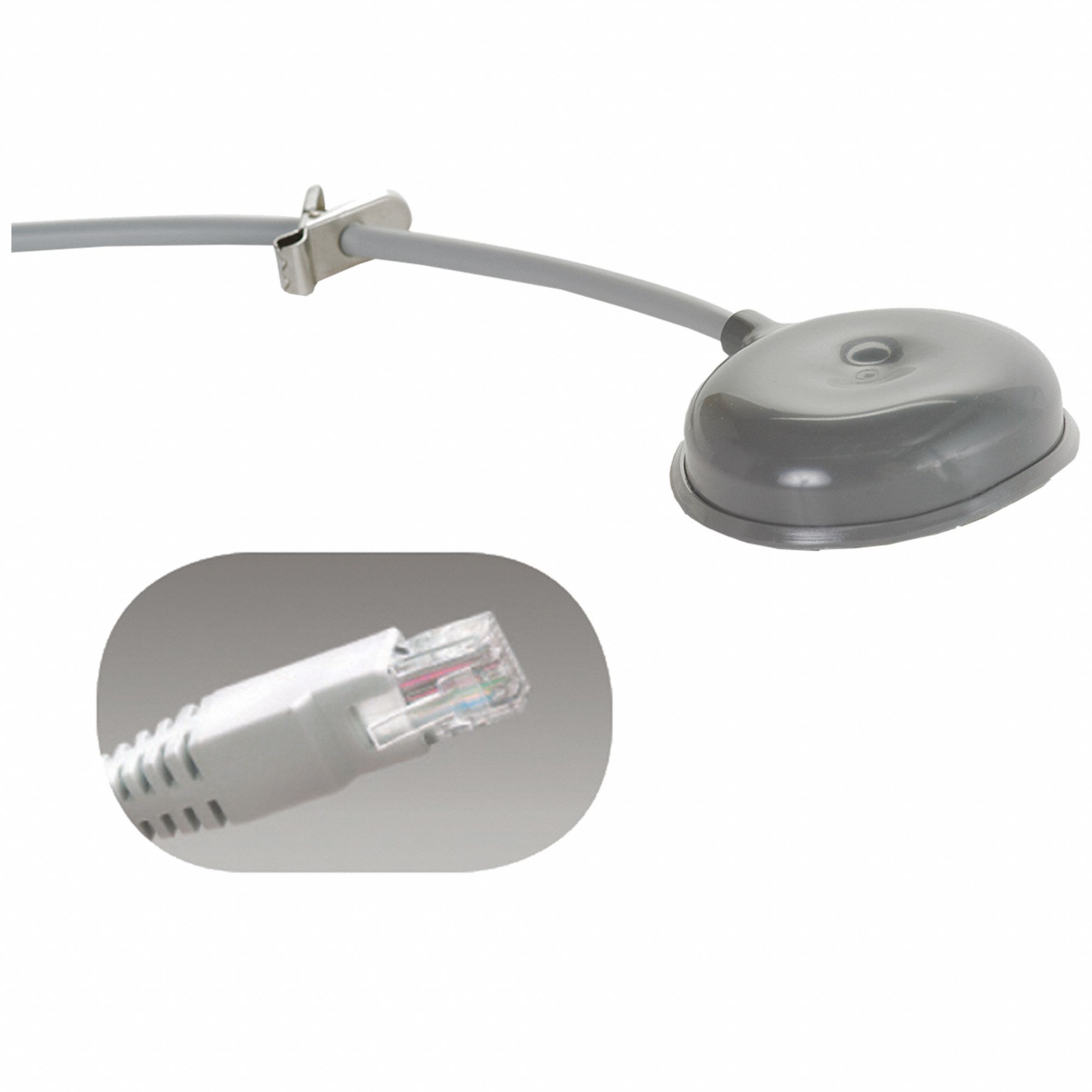 Call Cord Gray 8 L 8-Pin RJ45