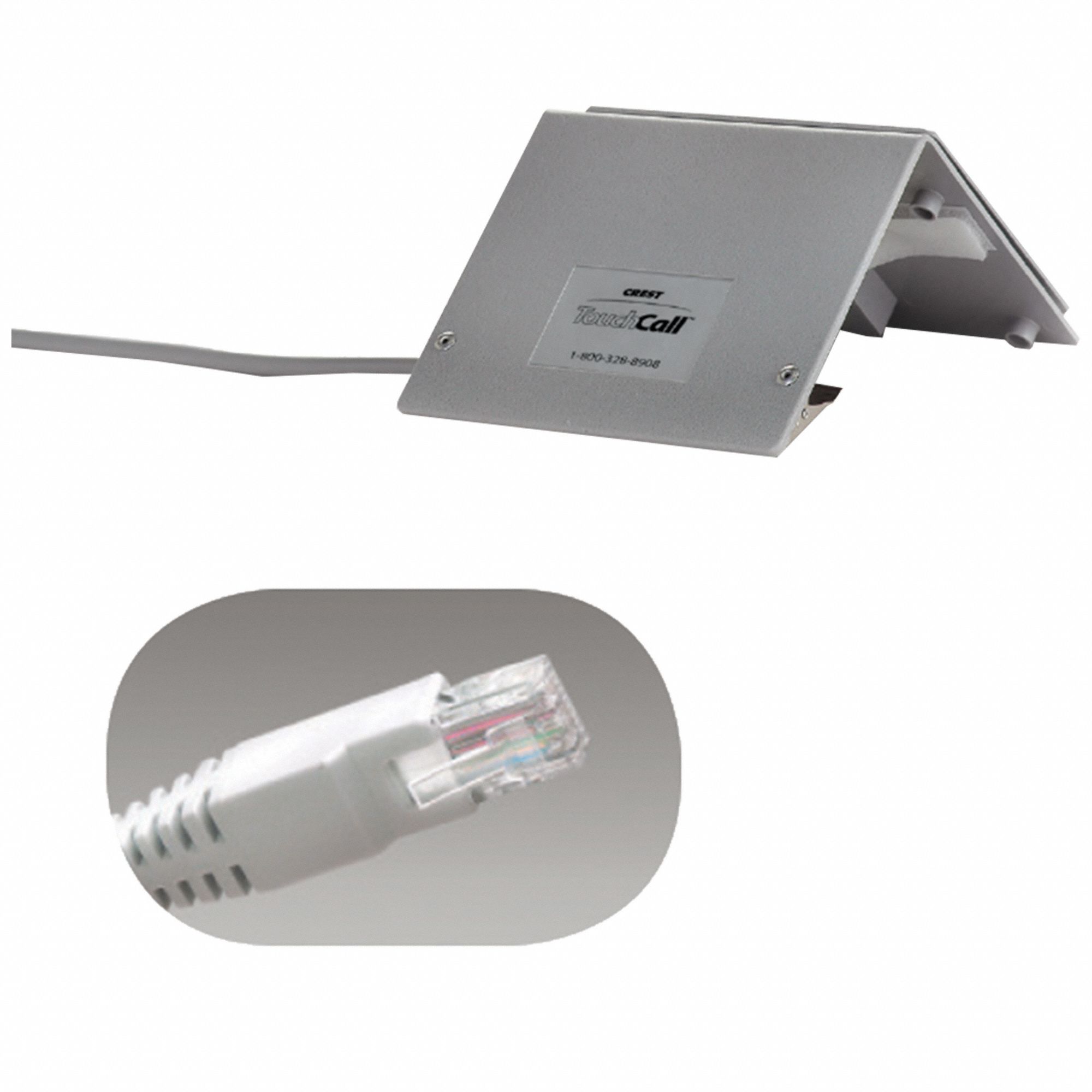 Call Cord Gray 10 L 8-Pin RJ45