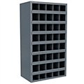 Compartmented Metal Shelving image