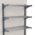 Slotted-Standard Wall-Mount Shelving Systems