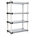 Solid & Louvered Shelves for Wire Shelving