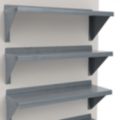 Metal Wall-Mount Shelving