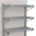 Wire Wall-Mount Shelving