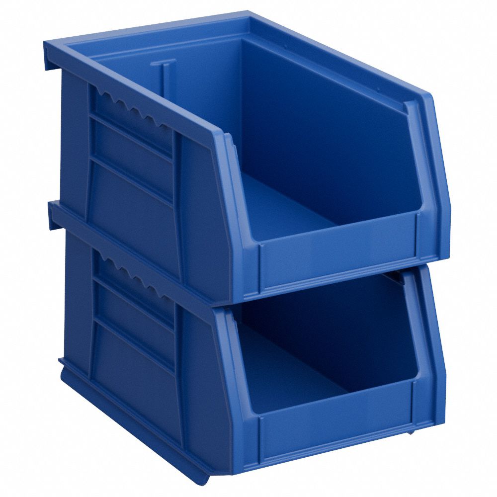 Self-Stacking Bulk Storage Bin Rack